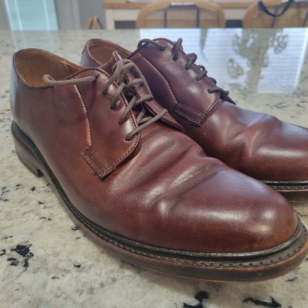 Frye Men's Rich Brown Leather Oxfords